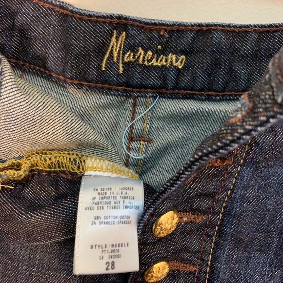 Marciano Denim Mini Jeans Skirt Size 28 - Picture 2 of 10